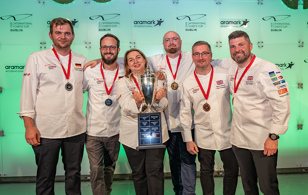 winners of the international chefs' cup competition